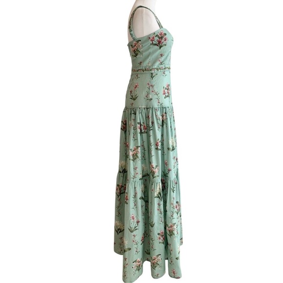 Agua by Agua Bendita Lima Orquidea Maxi Dress Large - Picture 8 of 9